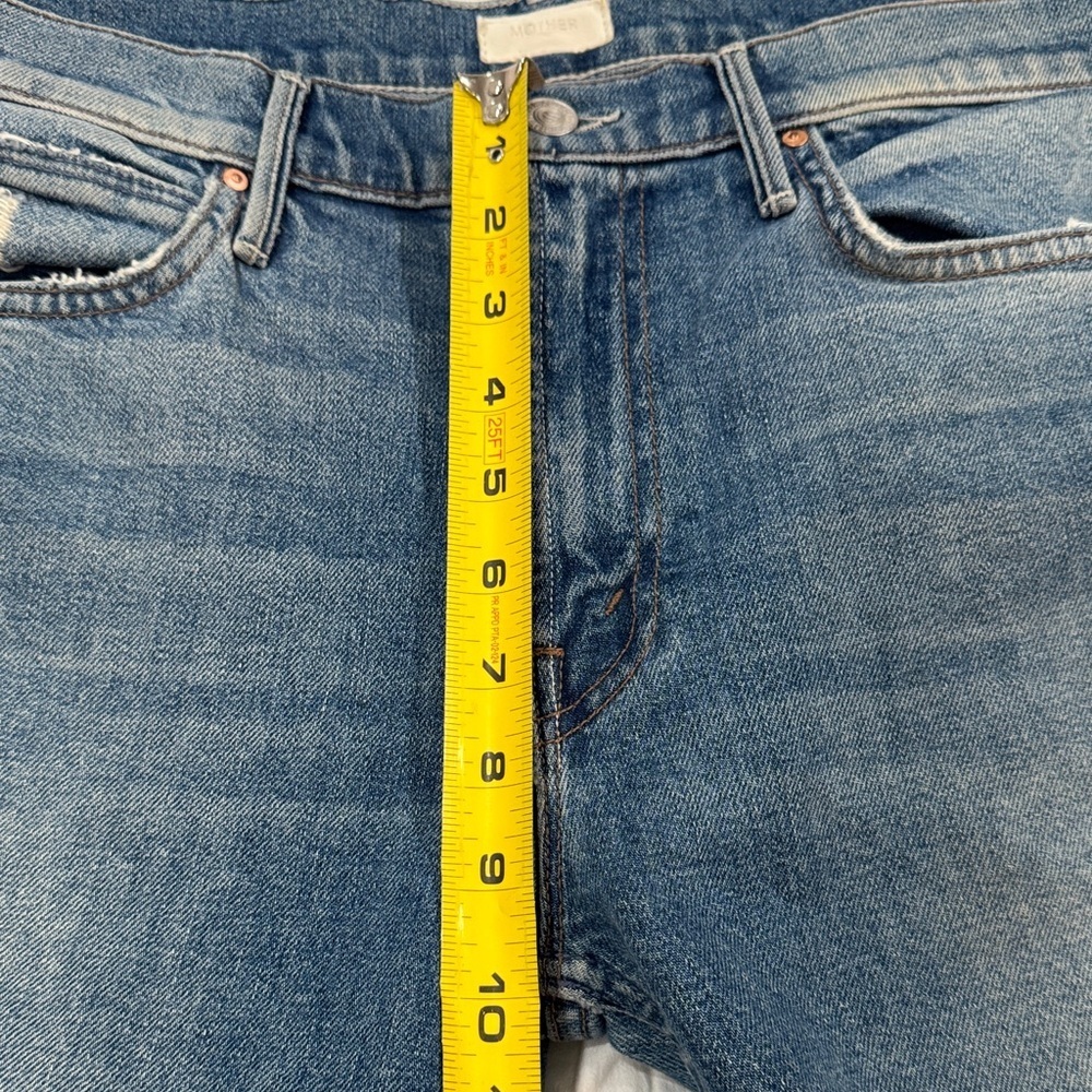 MOTHER The Flirt Cold Feet Denim Jeans Size 30 - Picture 10 of 16